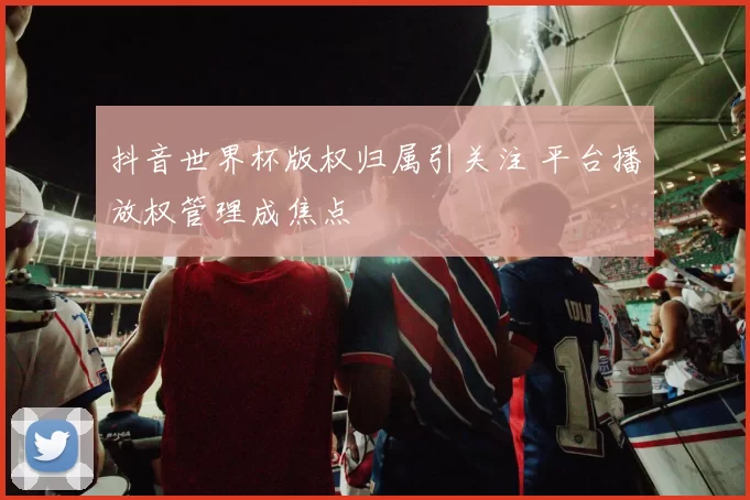 抖音世界杯版权归属引关注 平台播放权管理成焦点