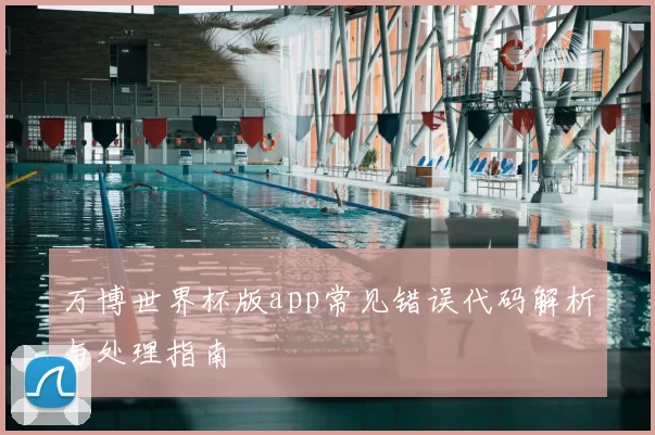 万博世界杯版app常见错误代码解析与处理指南